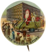 "THE BOSTON STORE" EARLY AND HIGHLY SOUGHT SANTA WITH W&H 1900-1912 BACK PAPER.