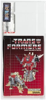 TRANSFORMERS (1985) SERIES 2 DINOBOT - SNARL AFA 85 NM+.