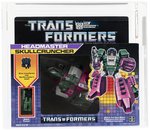 TRANSFORMERS (1987) SERIES 4 HEADMASTER - SKULLCRUNCHER AFA 85+ NM+.