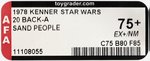 STAR WARS (1978) - SAND PEOPLE (TUSKEN RAIDER) 20 BACK-A AFA 75+ EX+/NM.