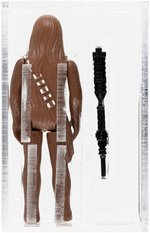 GLASSLITE STAR WARS (1988) - LOOSE ACTION FIGURE CHEWBACCA AFA 85 NM+.