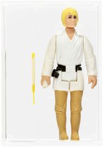 STAR WARS (1977) - LOOSE ACTION FIGURE/CH LUKE SKYWALKER AFA 85 NM+ (BLONDE HAIR/LIGHT PANTS).