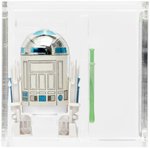 STAR WARS: THE POWER OF THE FORCE (1985) - LOOSE ACTION FIGURE R2-D2 POP-UP LIGHTSABER AFA UNCIRCULATED U85 NM+.