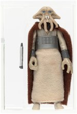 LILI LEDY STAR WARS: RETURN OF THE JEDI (1983) - LOOSE ACTION FIGURE SQUID HEAD (BURGUNDY CAPE) AFA 80 NM.