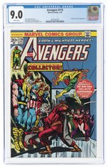 AVENGERS #119 JANUARY 1974 CGC 9.0 VF/NM.