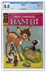 BAMBI #2 JULY 1966 CGC 8.0 VF.