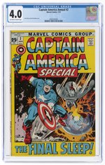 CAPTAIN AMERICA ANNUAL #2 JANUARY 1972 CGC 4.0 VG.