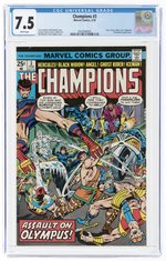 CHAMPIONS #3 FEBRUARY 1976 CGC 7.5 VF-.