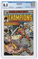 CHAMPIONS #5 APRIL 1976 CGC 8.5 VF+.