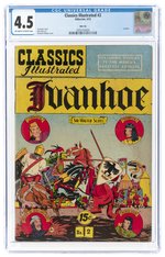 CLASSICS ILLUSTRATED #2 HRN 106 APRIL 1953 CGC 4.5 VG+.