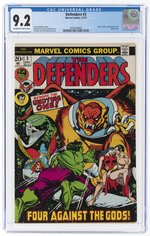 DEFENDERS #3 DECEMBER 1972 CGC 9.2 NM-.