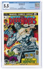 DEFENDERS #5 APRIL 1973 CGC 5.5 FINE- (UK EDITION).