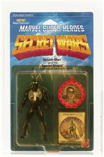 MARVEL SUPER HEROES SECRET WARS (1985) - SPIDER-MAN (BLACK COSTUME) SERIES 2 AFA 80 Y-NM.