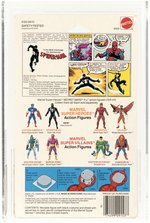 MARVEL SUPER HEROES SECRET WARS (1985) - SPIDER-MAN (BLACK COSTUME) SERIES 2 AFA 80 Y-NM.