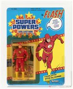 SUPER POWERS COLLECTION (1984) - THE FLASH SERIES 1/12 BACK AFA 85 Y-NM+ (KENNER CANADA).