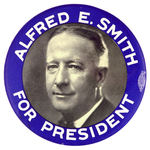 "ALFRED E. SMITH FOR PRESIDENT" RARE CELLO.