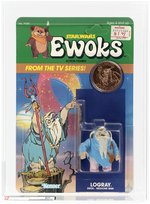 STAR WARS: EWOKS (1985) - LOGRAY AFA 80 NM (CLEAR BLISTER).