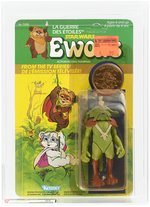 STAR WARS: EWOKS (1985) - KING GORNEESH AFA 85 Y-NM+ (KENNER CANADA).