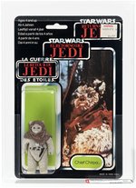 PALITOY STAR WARS: RETURN OF THE JEDI (1984) - CHIEF CHIRPA TRI-LOGO 70 BACK-B AFA 85 NM+.