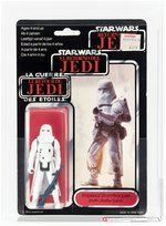 PALITOY STAR WARS: RETURN OF THE JEDI (1984) - HOTH SNOWTROOPER TRI-LOGO 70 BACK-B AFA 80+ NM.