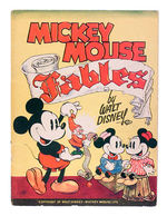 "MICKEY MOUSE FABLES" ENGLISH SOFTCOVER.