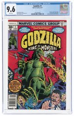 GODZILLA #1 AUGUST 1977 CGC 9.6 NM+ (NEWSSTAND EDITION).