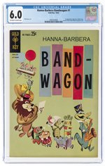 HANNA-BARBERA BANDWAGON #1 OCTOBER 1962 CGC 6.0 FINE.