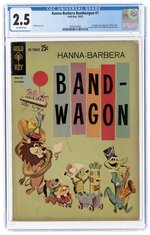 HANNA-BARBERA BANDWAGON #1 OCTOBER 1962 CGC 2.5 GOOD+.