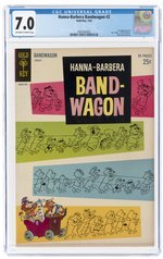 HANNA-BARBERA BANDWAGON #2 JANUARY 1963 CGC 7.0 FINE/VF (FIRST J. EVIL SCIENTIST).