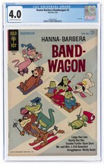 HANNA-BARBERA BANDWAGON #3 APRIL 1963 CGC 4.0 VG.