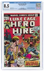 HERO FOR HIRE #16 DECEMBER 1973 CGC 8.5 VF+.