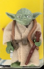 PALITOY STAR WARS: RETURN OF THE JEDI (1984) - YODA (BROWN SNAKE) TRI-LOGO 70 BACK-B AFA 80 Y-NM.