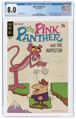 PINK PANTHER #1 APRIL 1971 CGC 8.0 VF.