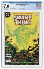 SAGA OF THE SWAMP THING #37 JUNE 1985 CGC 7.0 FINE/VF (FIRST JOHN CONSTANTINE).