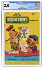 SESAME STREET MAGAZINE #5 OCTOBER 1971 CGC 3.0 GOOD/VG.