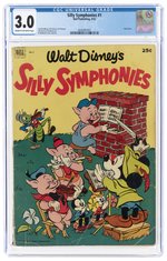 SILLY SYMPHONIES #1 SEPTEMBER 1952 CGC 3.0 GOOD/VG.