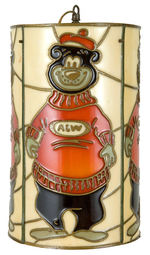 "A & W" BEAR HANGLING LIGHT.