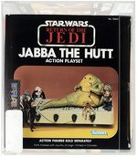 STAR WARS: RETURN OF THE JEDI (1983) - JABBA THE HUTT ACTION PLAYSET AFA 85 NM+ (KENNER CANADA).