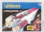 STAR WARS: DROIDS (1985) - A-WING FIGHTER VEHICLE AFA 80+ NM.