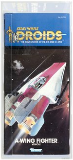 STAR WARS: DROIDS (1985) - A-WING FIGHTER VEHICLE AFA 80+ NM.