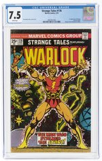 STRANGE TALES #178 FEBRUARY 1975 CGC 7.5 VF-.