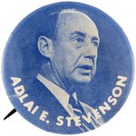 ADLAI E. STEVENSON RARE 1960 HOPEFUL BUTTON ISSUED IN OREGON.