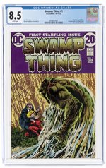 SWAMP THING #1 OCTOBER-NOVEMBER 1972 CGC 8.5 VF+ (FIRST ALEC HOLLAND).