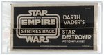 STAR WARS: THE EMPIRE STRIKES BACK (1980) - DARTH VADER'S STAR DESTROYER ACTION PLAYSET AFA 80+ NM.