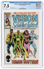 VISION AND THE SCARLET WITCH VOL. 2 #8 MAY 1986 CGC 7.5 VF-.