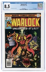 WARLOCK #15 NOVEMBER 1976 CGC 8.5 VF+.