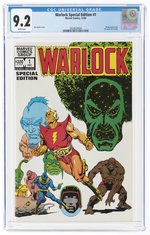 WARLOCK SPECIAL EDITION #1 DECEMBER 1982 CGC 9.2 NM-.