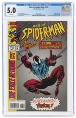 WEB OF SPIDER-MAN #118 NOVEMBER 1994 CGC 5.0 VG/FINE.