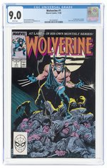 WOLVERINE #1 NOVEMBER 1988 CGC 9.0 VF/NM (FIRST WOLVERINE AS PATCH).