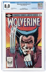 WOLVERINE LIMITED SERIES #1 SEPTEMBER 1982 CGC 8.0 VF.